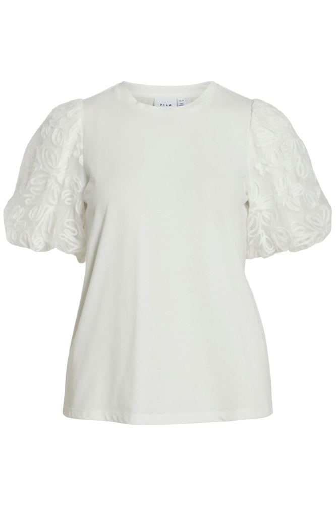 VISIMONIA O-NECK S/S TOP 14107505 SNOW WHITE
